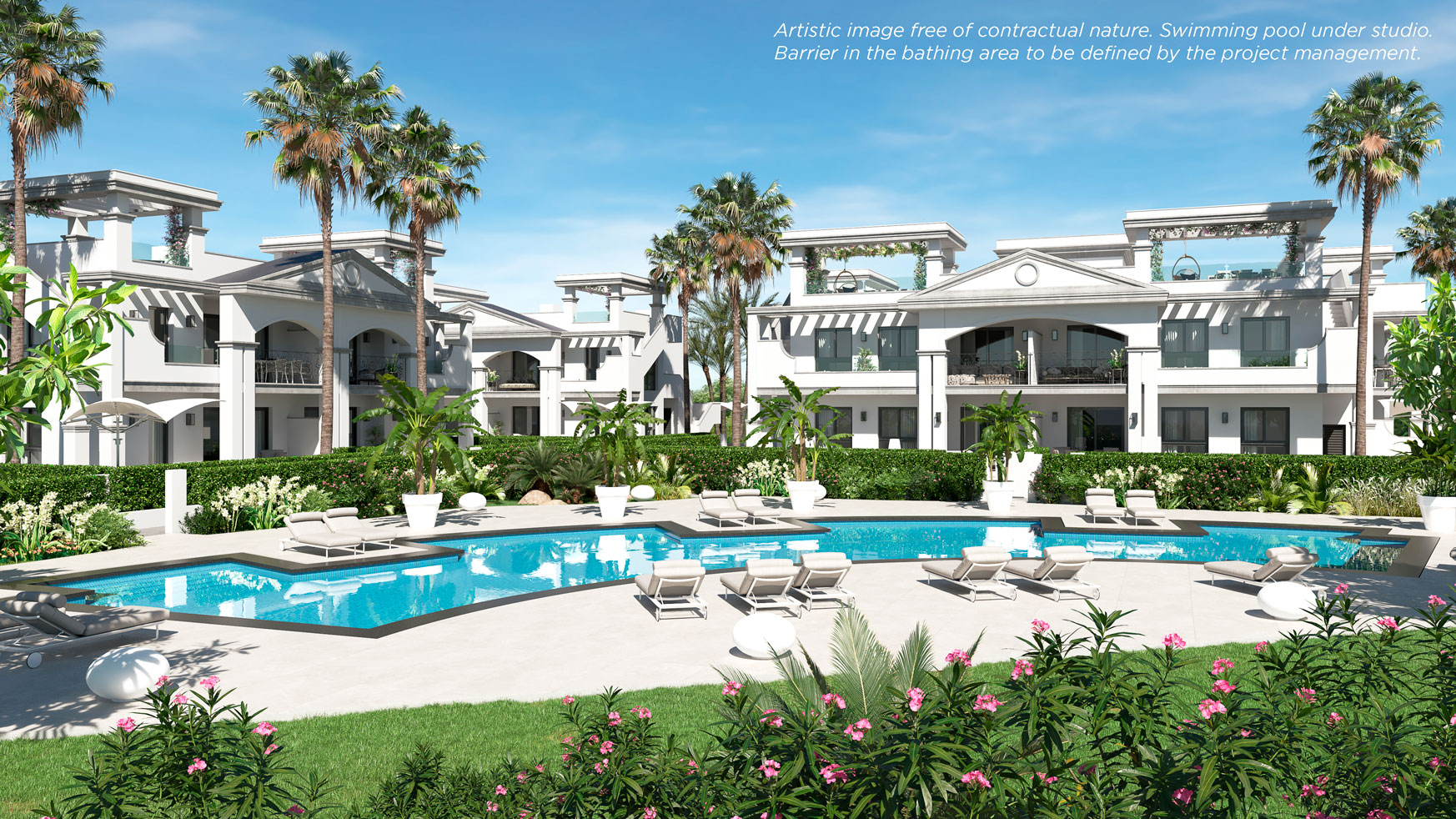 Apartments for sale in Adhara, Ciudad Quesada with pool and garden