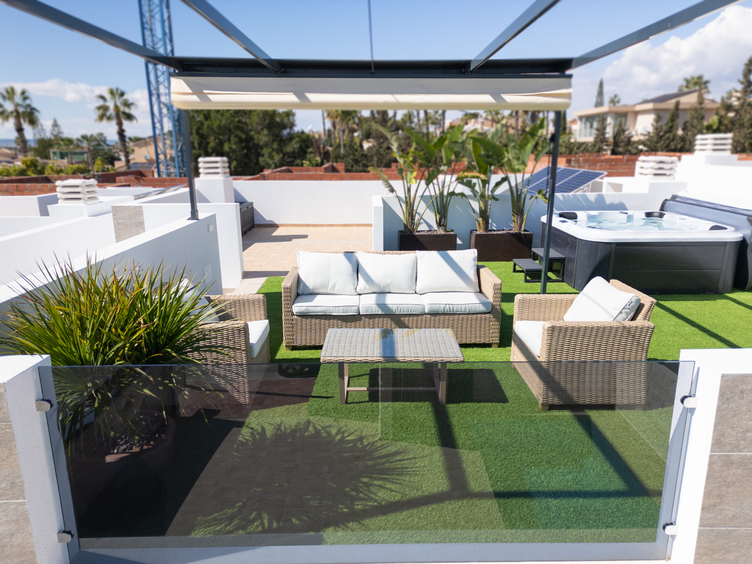 solarium New build villas in La Marina - photo 7
