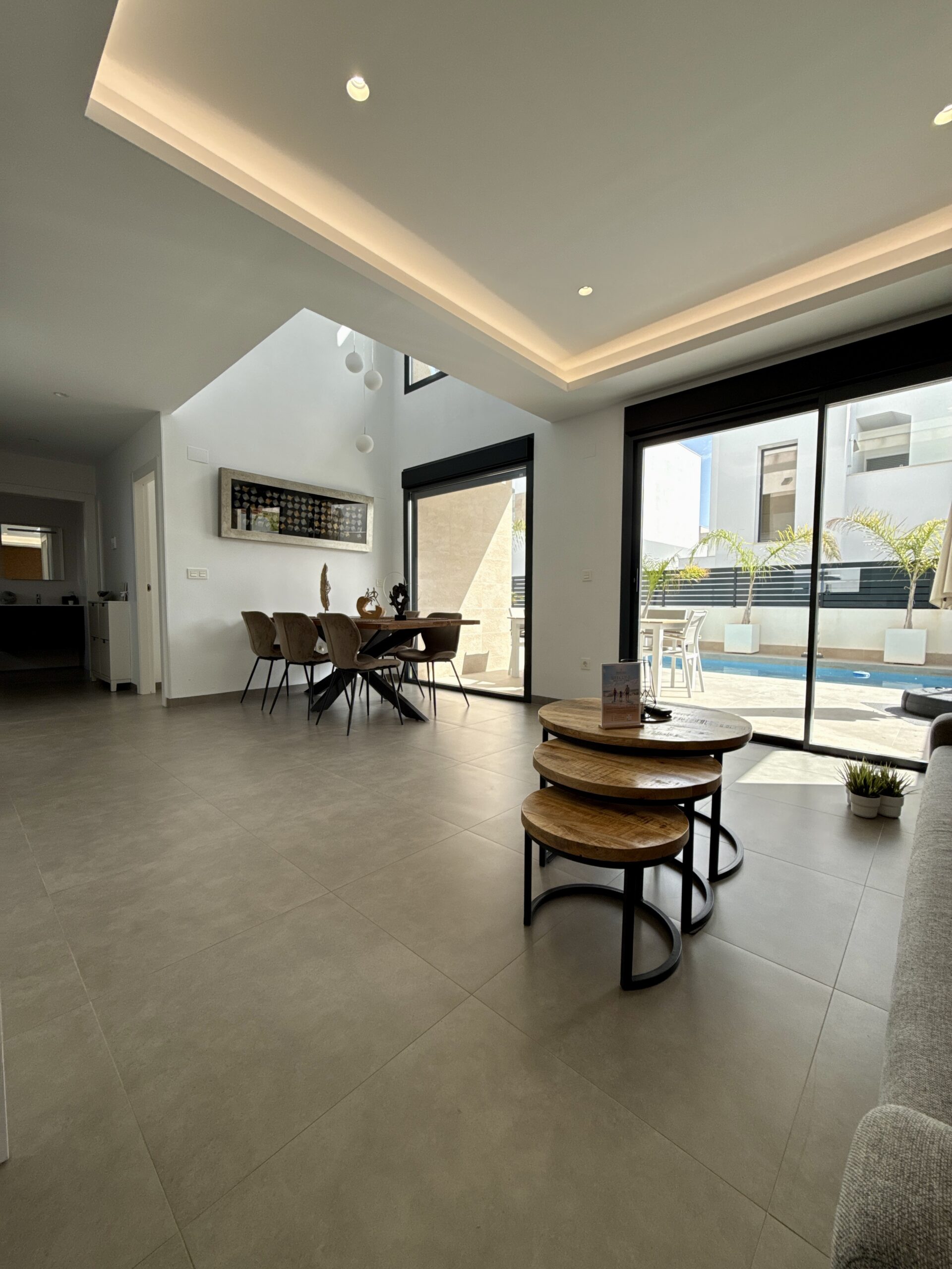 Spacious interior of an established resale villa on the Costa Blanca South