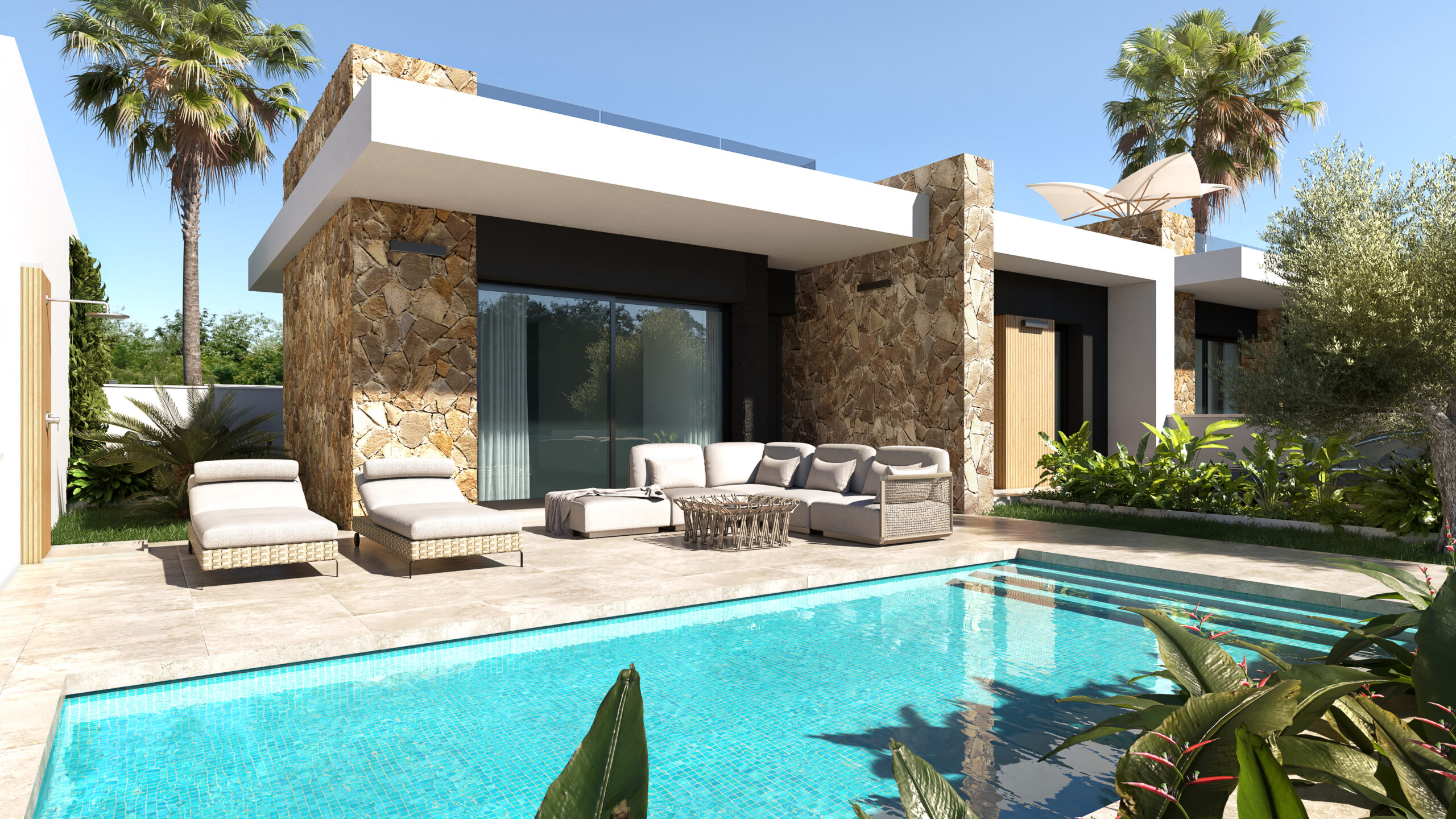 New build villa with swimming pool for sale near Ciudad Quesada