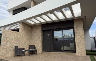 Covered terrace beside the private pool