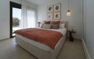 Double bedroom with garden access